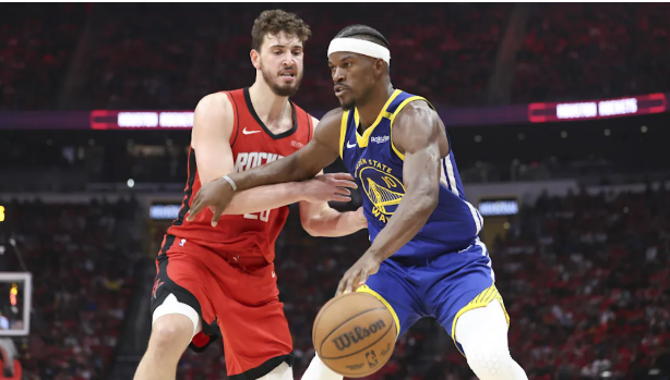 Hasil NBA: Jimmy Butler Bantu Warriors Menangkan Laga Pertama Playoff Kontra Rockets