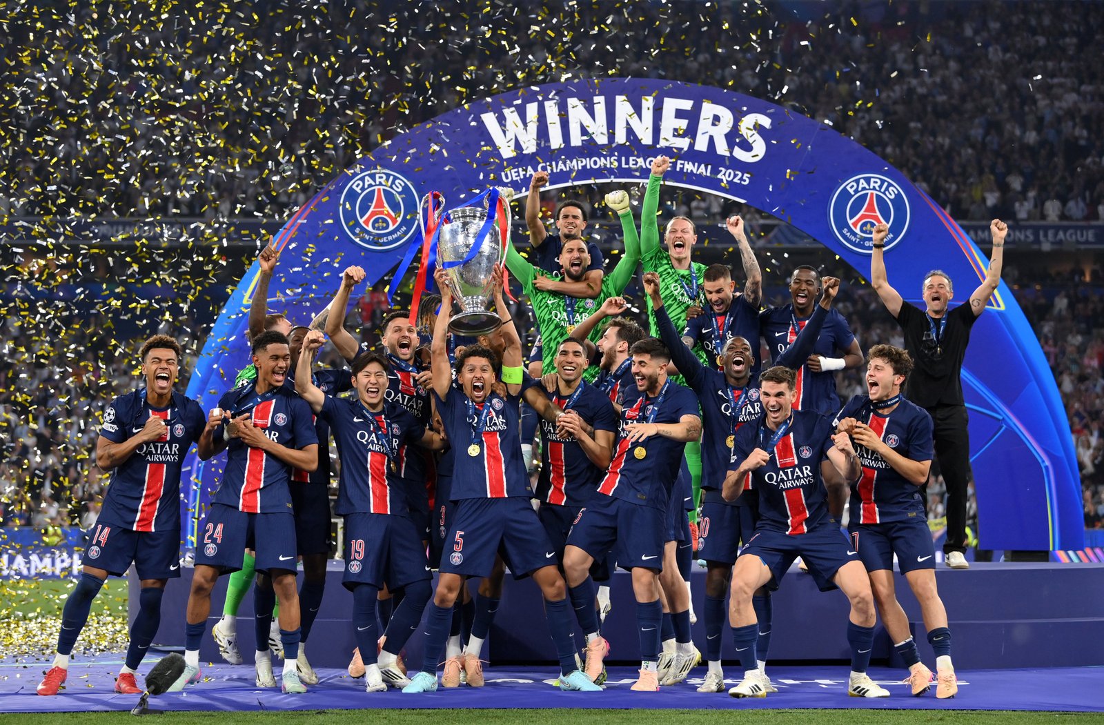 Hasil Final Liga Champions: PSG Permak Inter Milan 5-0 untuk Gelar Juara Pertama Kali
