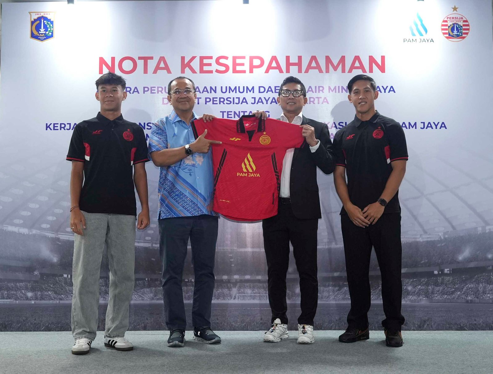 Persija Jakarta Pilih PAM JAYA Jadi Sponsor Utama, Demi Percepatan Penyaluran Air Bersih