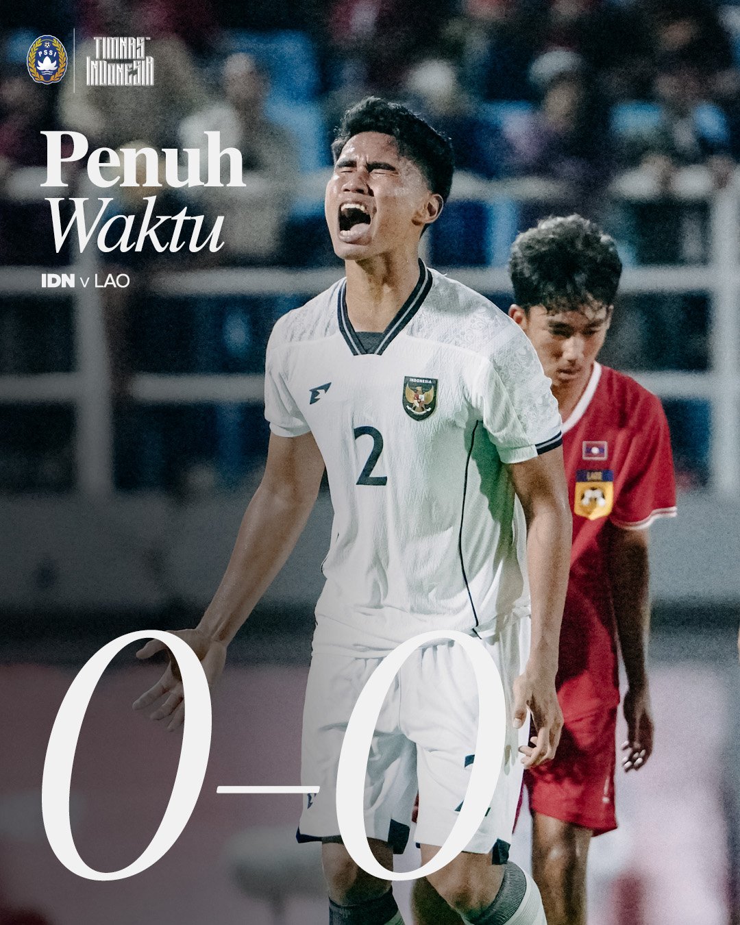 Berat, Timnas U-23 Cuma Imbang 0-0 Lawan Laos di Grup J Kualifikasi Piala Asia 2026