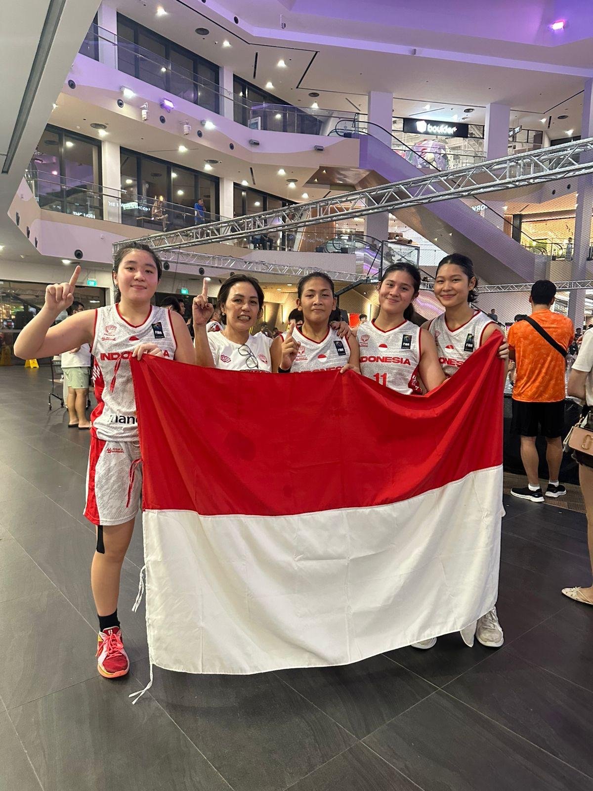 Mantul, Timnas Basket 3x3 U-17 Putri Bikin Sejarah Rebut Juara di SEABA U-17 3x3 Cup 2025