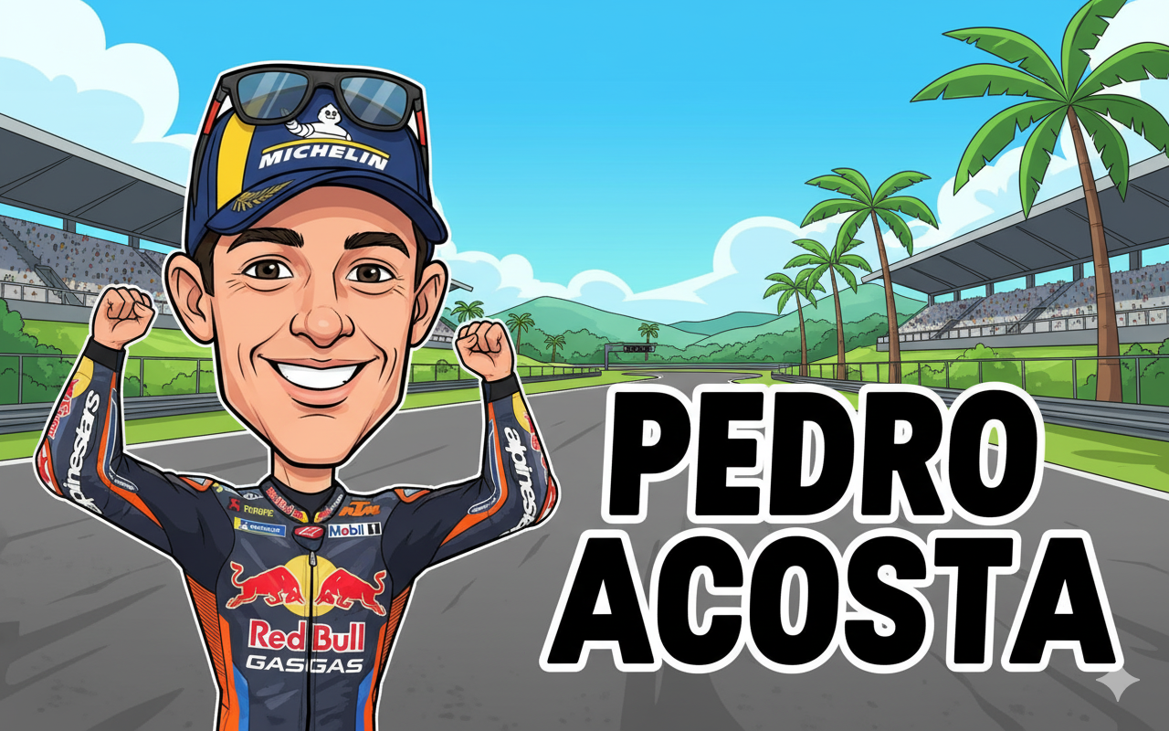 Pedro Acosta Pilih Cara Aman Saat Komentari Perseteruan Valentino Rossi dan Marc Marquez
