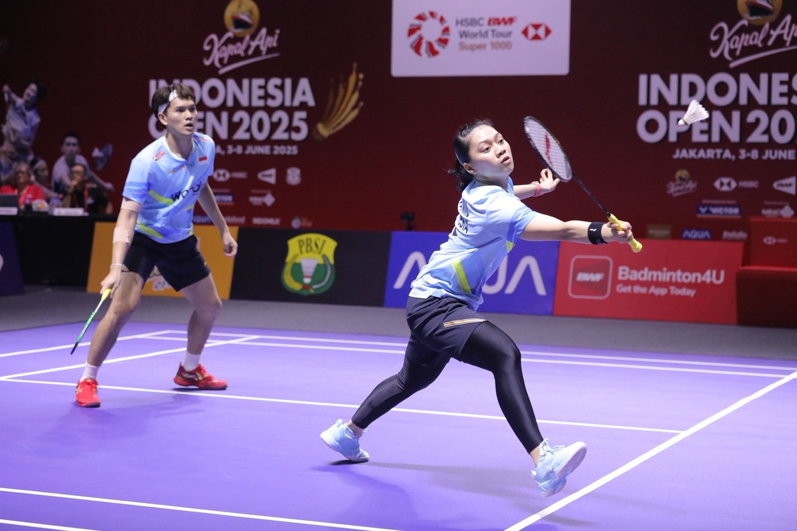 Hasil Indonesia Open 2025: Adnan/Indah Lolos 16 Besar, Dejan/Fadia Terjegal