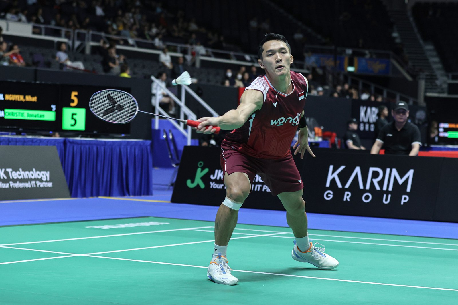 Hasil Singapore Open 2025: Debut Profesional Jonatan Christie Langsung Sikat Wakil Irlandia untuk 16 Besar