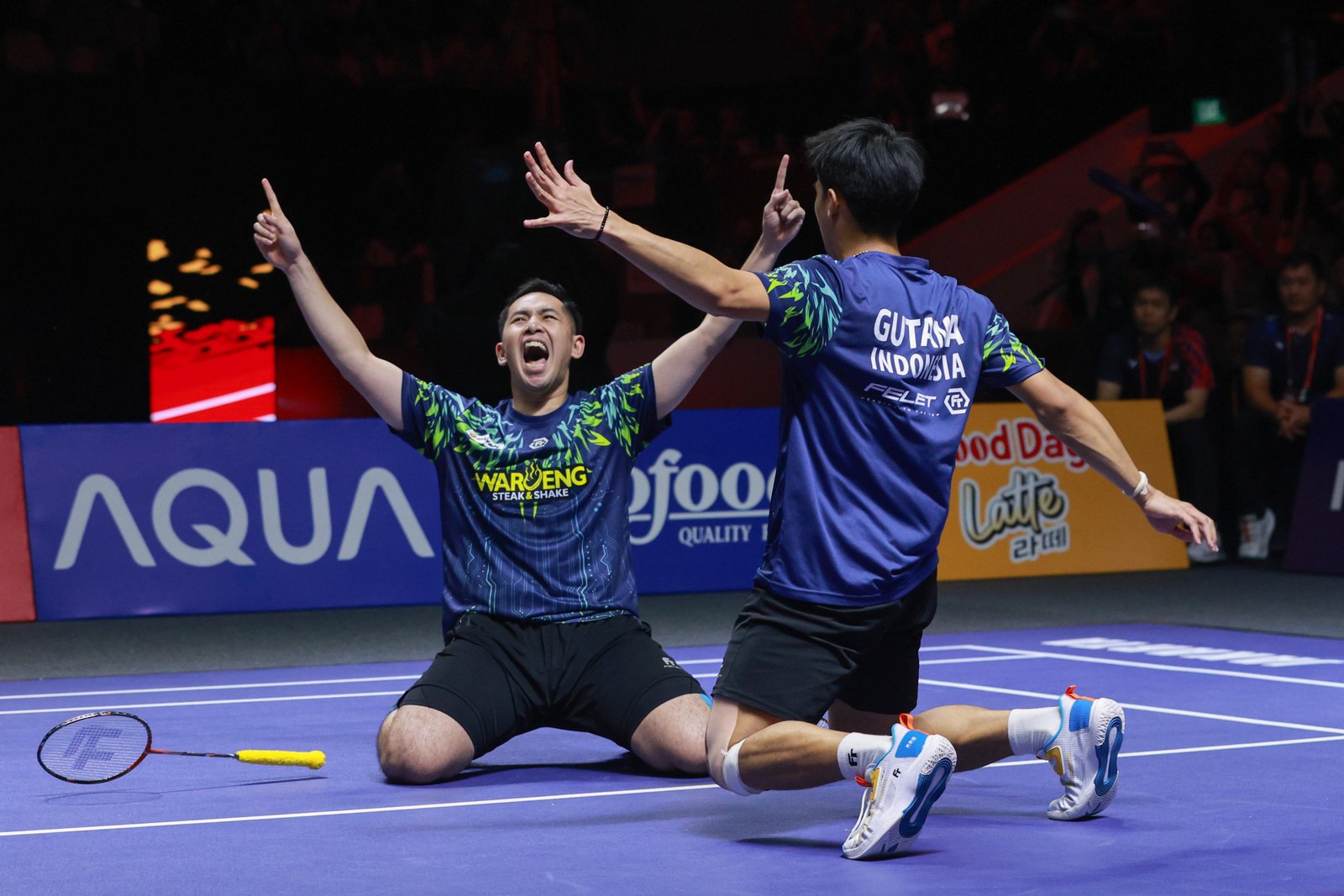 Animo Suporter di Istora Bawa Sabar/Reza ke Final Indonesia Open 2025