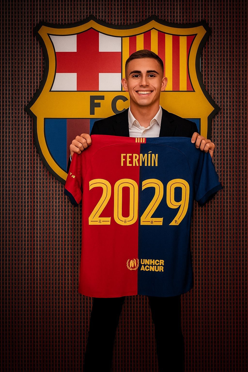 Cules Bisa Senyum, Fermin Lopez Tetap di Barcelona