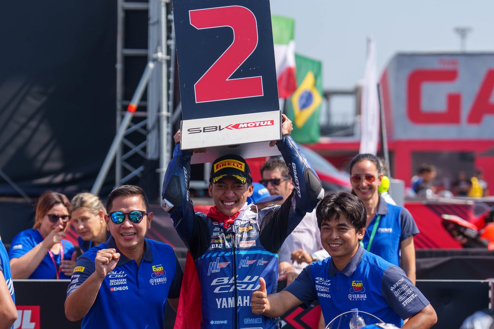 Bikin Bangga! Arai Agaska Konsisten Raih Poium di FIM BLU CRU World Cup 2025