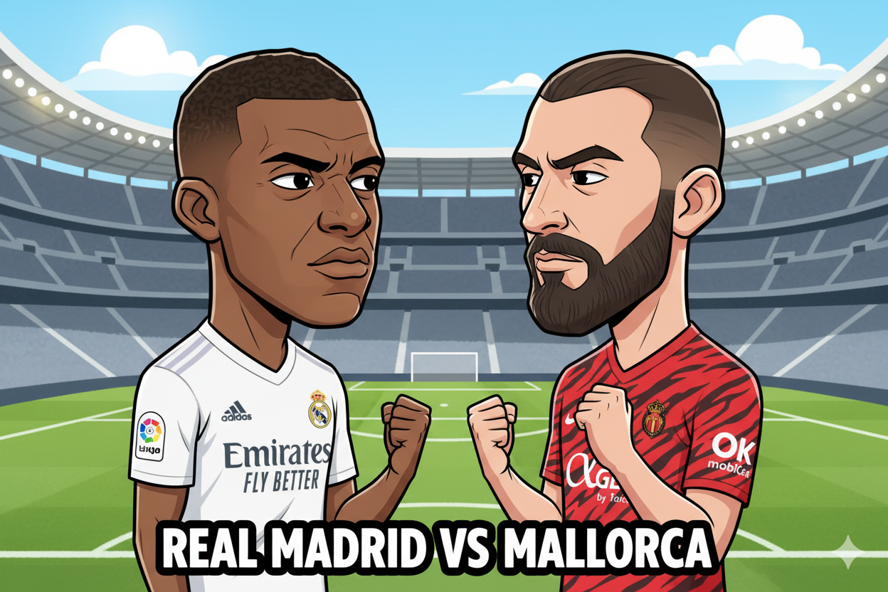 Link Nonton Siaran Langsung Liga Spanyol: Real Madrid vs Mallorca