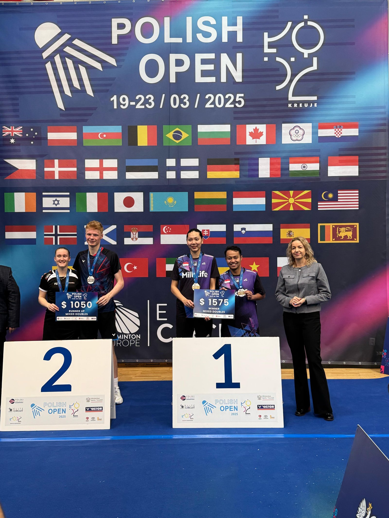 Bravo, Rehan/Gloria Juara Polish Open 2025