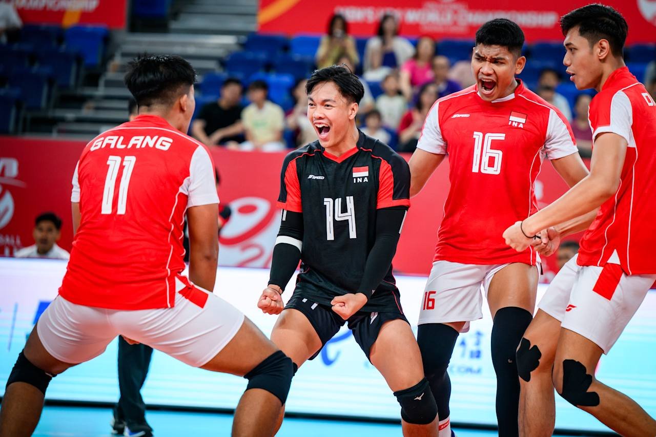 Pemain Ketinggian, Timnas Voli Putra U-21 Kesulitan Hadapi Blok Tinggi Prancis