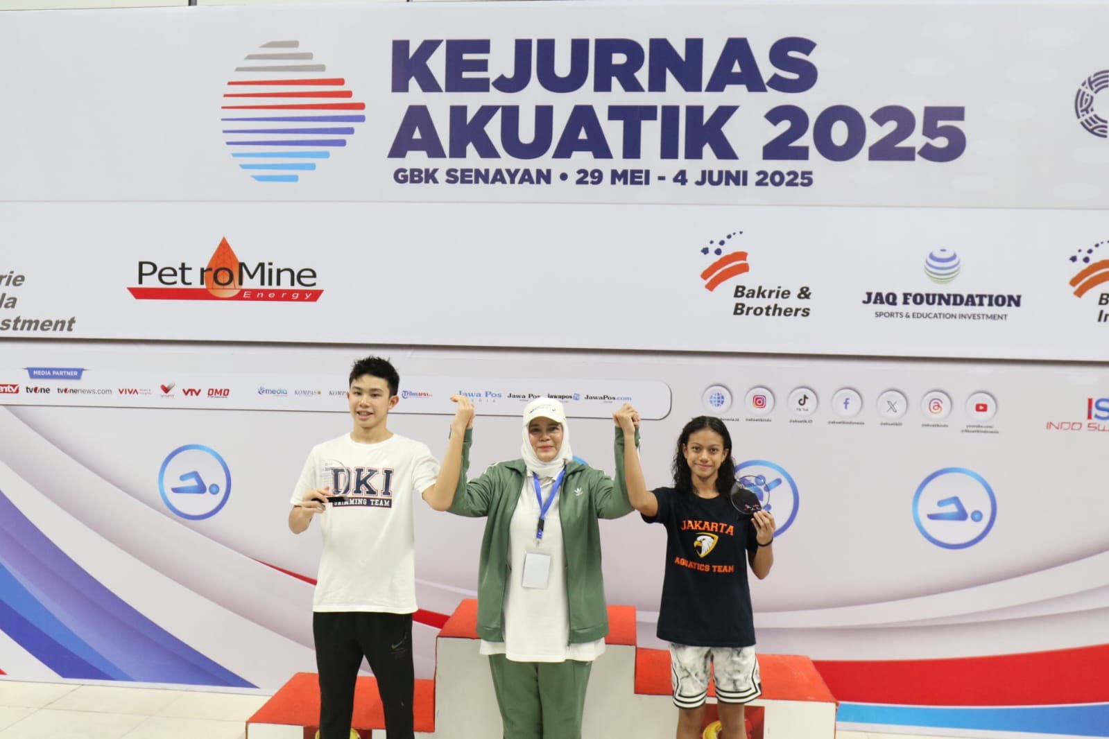 Rebut Juara Umum, DKI Jakarta Rebut 56 Medali Emas di Kejurnas Akuatik 2025