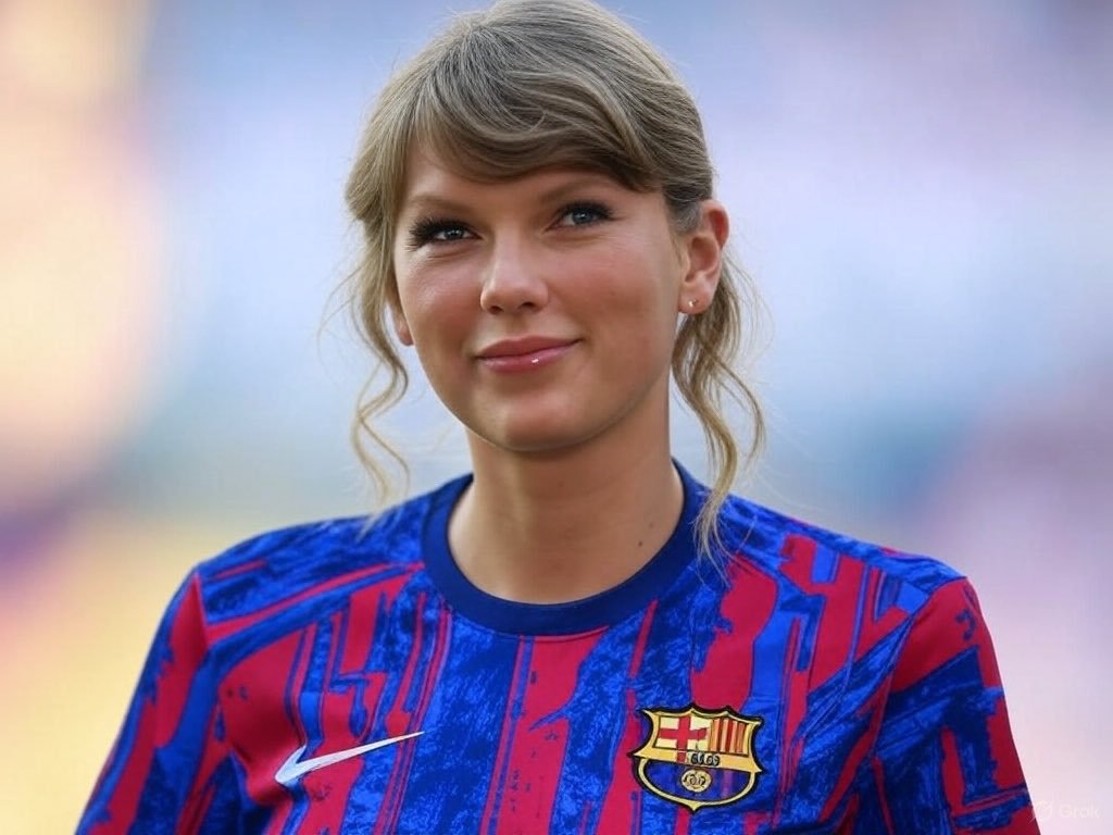 Wow, Taylor Swift Bakal Hadir di El Clasico Barcelona vs Real Madrid