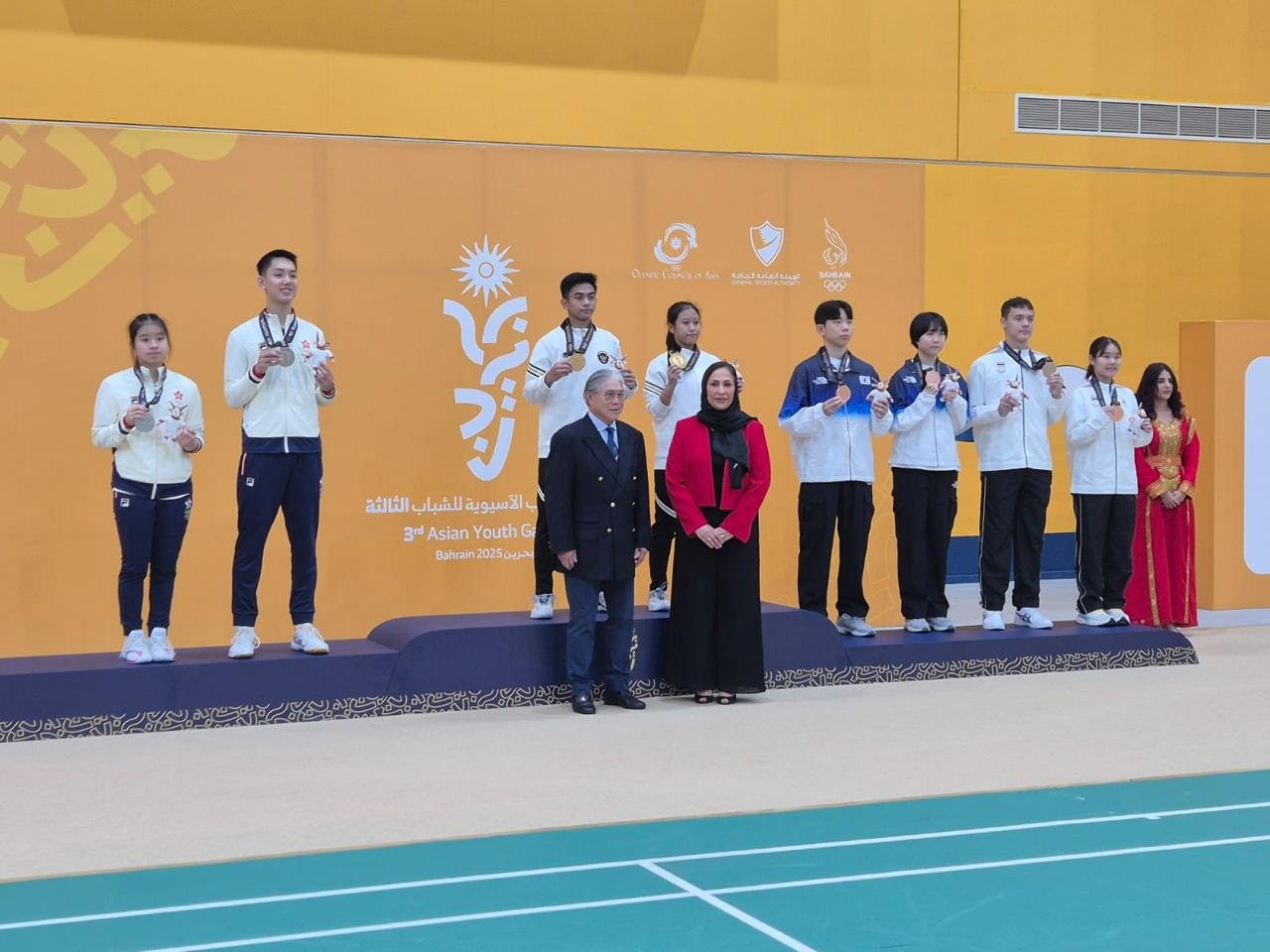Edsel/Naufa Persembahkan Medali Emas di  Asian Youth Games 2025