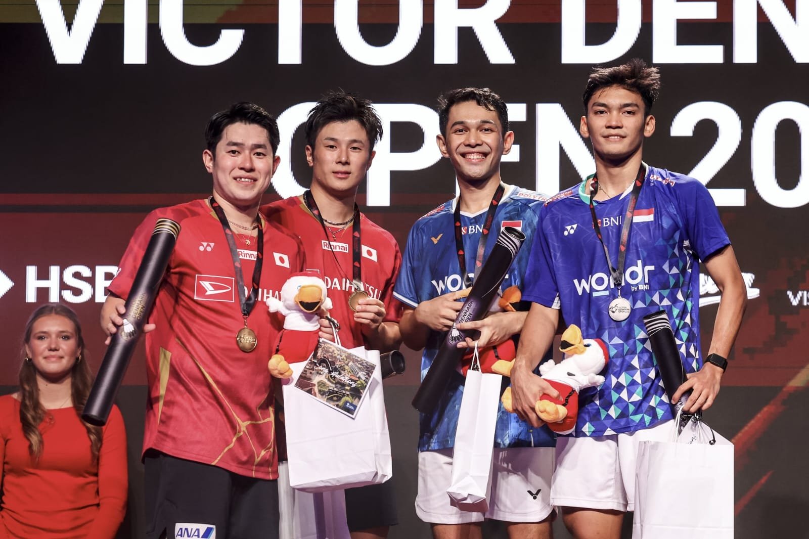Begini Evaluasi PBSI atas Torehan Fajar/Fikri dan Rian/Rahmat di Denmark Open 2025