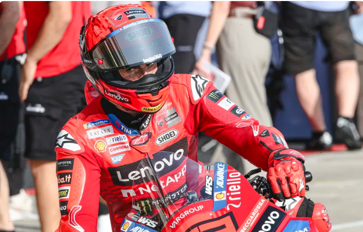 Hasil Kualifikasi MotoGP Qatar: Marc Marquez Rebut Pole, Pecco Bagnaia Jatuh ke Posisi 11!