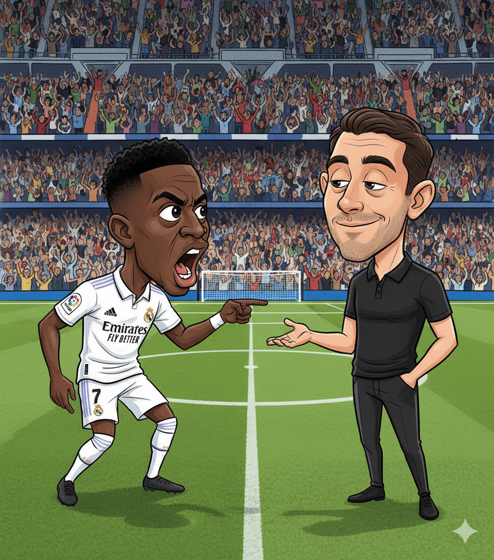 Real Madrid Tidak Beri Sanksi untuk Vinicius Jr yang Mengamuk di El Clasico, Tapi...