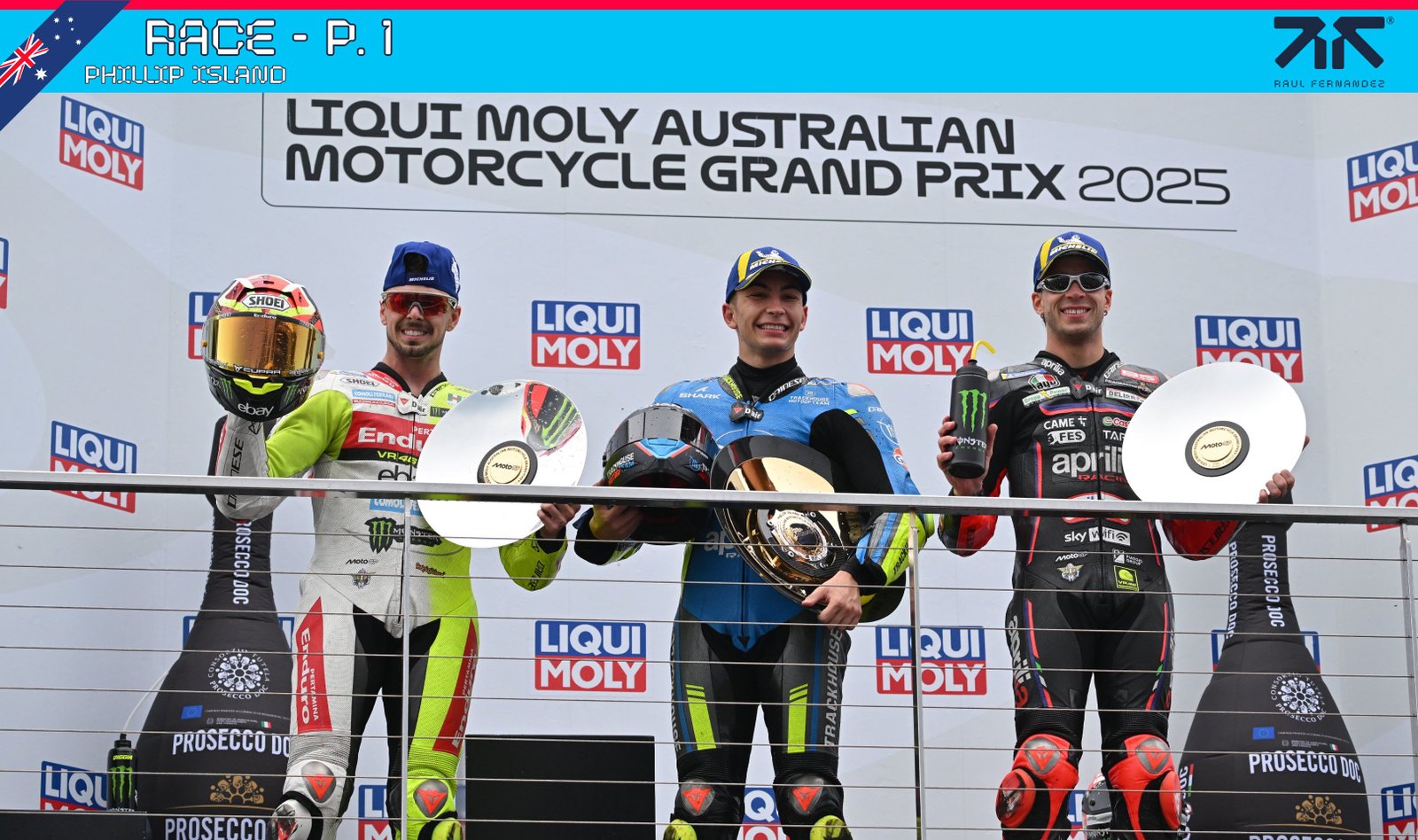 Hasil MotoGP Australia 2025: Kemenangan Pertama Raul Fernandez, Pecco Bagnaia Crash Lagi