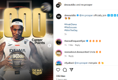 Wow, Center Dewa United Lester Prosper Cetak 1.000 Poin di IBL